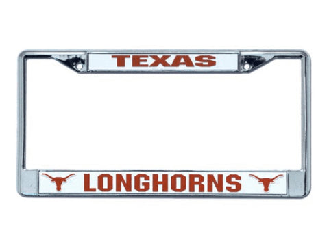 Texas Chrome License Plate Frame Silver