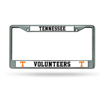 Tennessee Chrome License Plate Frame Silver