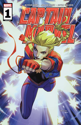 Captain Marvel Issue #1 LGY#185 October 2023 Cover A Comic Book