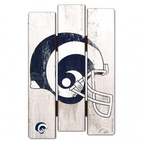 Rams Wood Sign 11x17 Fence