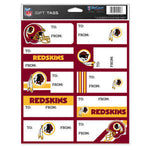 Redskins Gift Tag Sheet