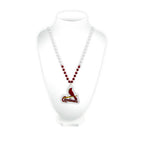 Cardinals Team Beads w/ Medallion MLB
