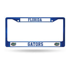 Gators Chrome License Plate Frame Color Blue