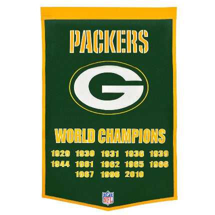 Packers 24"x38" Wool Banner Dynasty