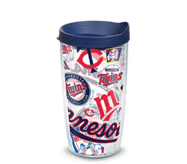 Twins 16oz All Over Tervis w/ Lid