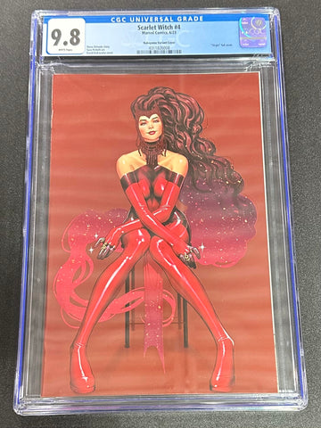 Scarlet Witch Issue #4 June 2023 Nakayama Virgin Foil Variant Cover CGC Graded 9.8 Comic Book