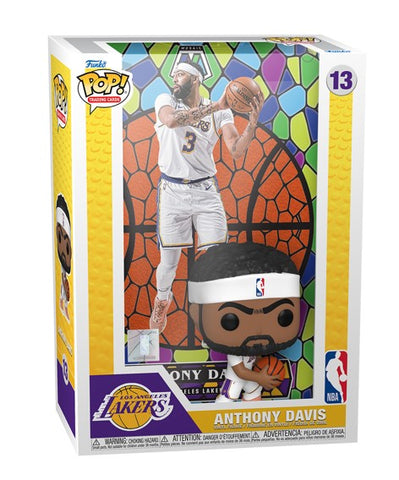 Lakers Funko Pop Vinyl Trading Cards - NBA Basketball - Anthony Davis 13 w/ Display Case