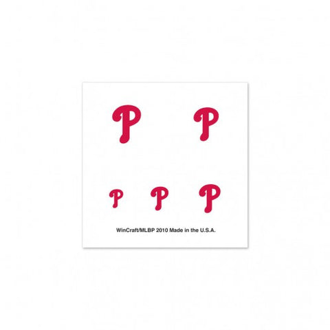 Phillies Nail Tattoos 4-Pack