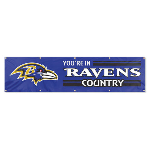 Ravens 8ft Banner