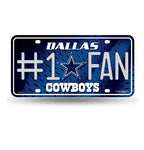 Cowboys #1 Fan Metal License Plate Tag