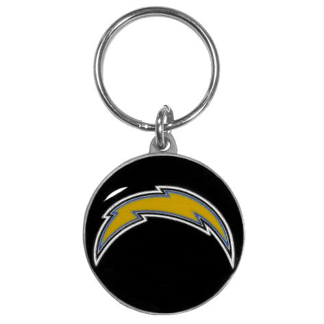 Chargers Keychain Carved Zinc