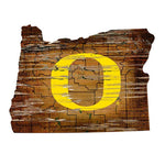 Oregon 24" Wood State Road Map Sign Large