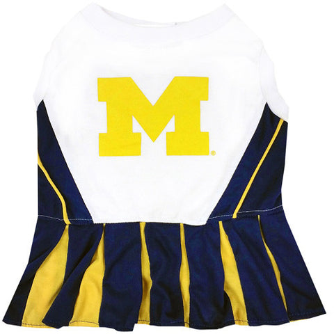 Michigan Pet Cheerleader Outfit X-Small