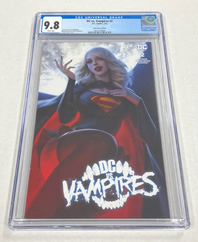 DC vs. Vampires Issue #2 Year 2022 KRS Comics Cover A CGC Graded 9.8 Comic Book