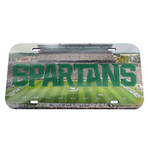Spartans Laser Cut License Plate Tag Acrylic Color Field