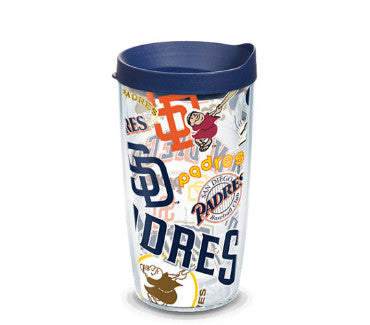 Padres 16oz All Over Tervis w/ Lid
