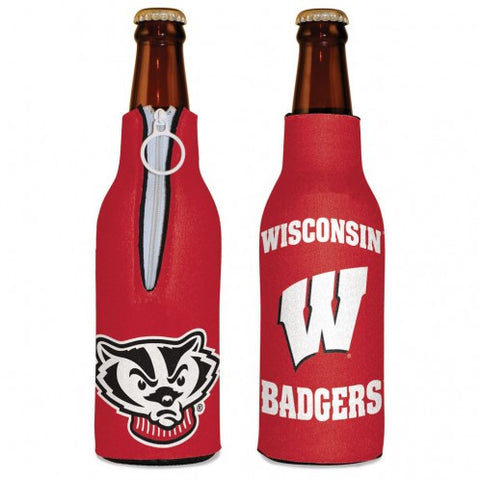 Wisconsin Bottle Coolie 2-Sided