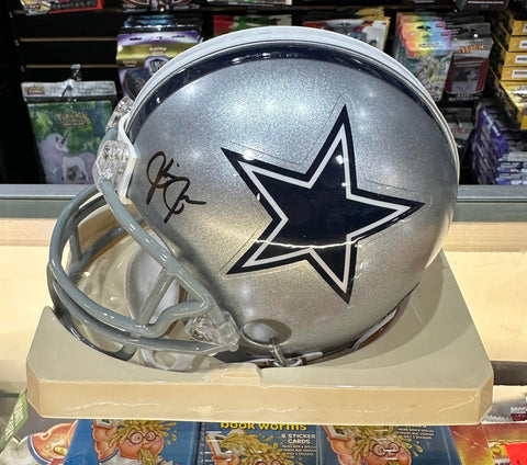 Cowboys Mini Helmet - Julius Jones - Autographed w/ Certificate of Authenticity