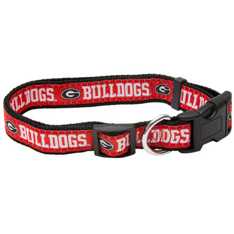 Georgia Dog Collar Woven Ribbon Medium