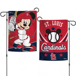 Cardinals Garden Flag 2-Sided Small 12"x18" Disney MLB