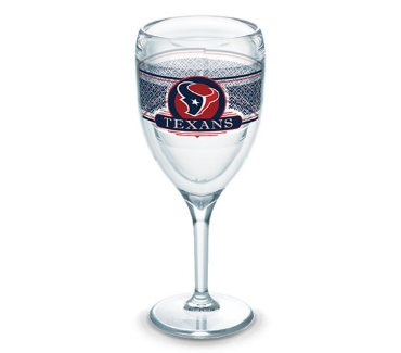 Texans 9oz Stemmed Wine Glass Tervis