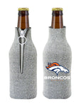 Broncos Bottle Coolie Glitter Silver