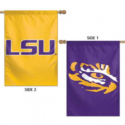 LSU Vertical House Flag 2-Sided 28x40