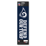 Rams Decal Slogan 2Pk