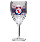 Rangers 9oz Stemmed Wine Glass Tervis MLB