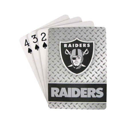 Raiders Playing Cards Diamond Plate