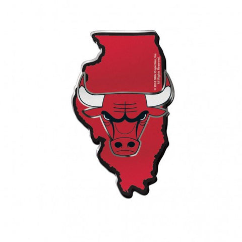 Bulls Auto Emblem Acrylic State