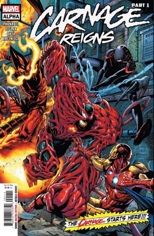 Carnage Reigns: Alpha #1 May 2023 Cover A Comic Book
