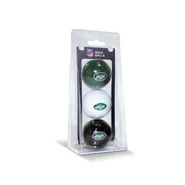 Jets 3-Pack Golf Ball Clamshell NFL