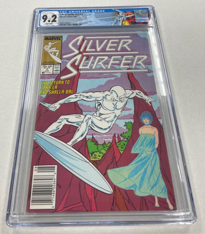 Silver Surfer Issue #v3 #2 Year 1987 CGC Graded 9.2 Comic