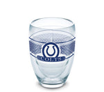 Colts 9oz Stemless Wine Glass Tervis