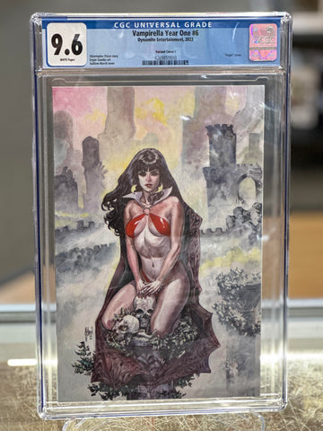 Vampirella Year One Issue #6 Year 2023 Guillem March Variant CGC Graded 9.6 Comic Book