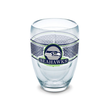 Seahawks 9oz Stemless Wine Glass Tervis