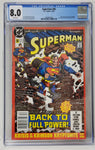 Superman Issue #50 Year 1990 CGC Graded 8.0 Comic Book