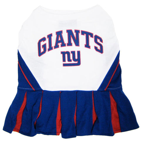 Giants Pet Cheerleader Outfit Medium NFL