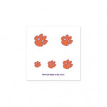 Clemson Nail Tattoos 4-Pack