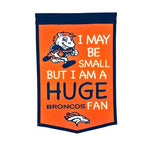 Broncos 12"x18" Wool Banner Lil' Fan