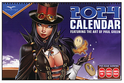 2024 Zenescope Entertainment Cereal Box Cosplay Calendar