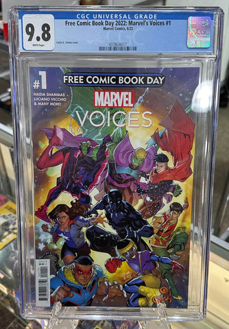 Free Comic Book Day FCBD 2022: Marvel's Voices Issue #1 CGC Graded 9.8 Comic Book