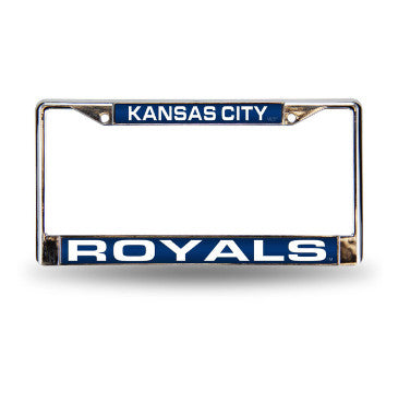 Royals Laser Cut License Plate Frame Silver