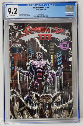 Shadowhawk III Issue #3 Year 1994 CGC Graded 9.2 Comic Book