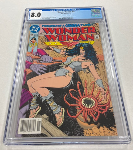 Wonder Woman Issue #68 Year 1992 CGC Graded 8.0 Comic Book