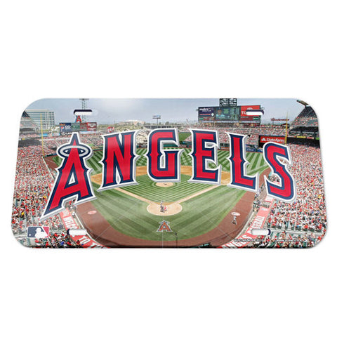 Angels Laser Cut License Plate Tag Acrylic Color Field