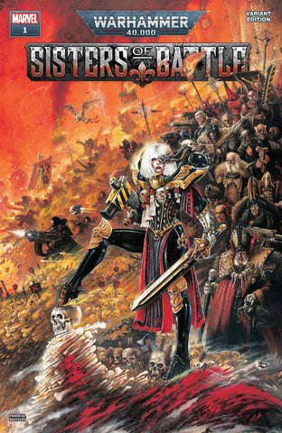 Warhammer 40K: Sisters of Battle Issue #1 August 2021 Cover B Games Work Variant Comic Book