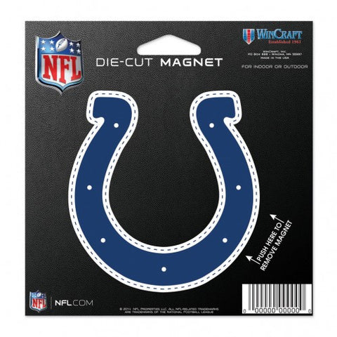 Colts Die Cut Magnet 4.5 x 5 Logo