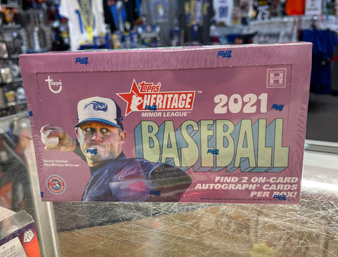 2021 Topps Heritage MLB Minor League Hobby Box